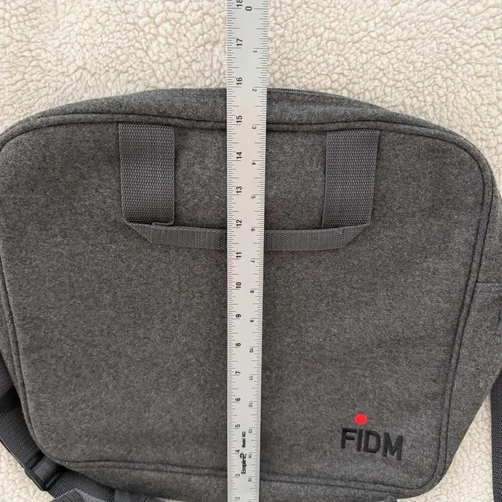 FIDM Felt Laptop Bag Briefcase - Fashion Institute of Design & Merchandising